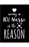 My ICU Nurse Is The Reason: Doodle Sketchbook