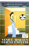 Venice Simplon Orient-Express - Journal/Notebook: 6"x9" Journal Ruled - 100 Pages(Vintage Travel Poster Journals)
