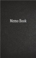 Memo Book: Blank with Numbered Pages, Memo Book, 5x8, 100 Pages