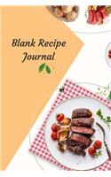 Blank Recipe Journal