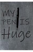 Funny Writers' Journal - My Pen is Huge