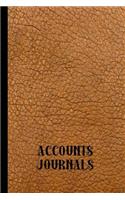 Accounts Journal: The Compact Accounts and Budgeting Journal for All Your Family and Home Budgeting and Saving Plans - Tan Leather Effect