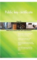 Public key certificate