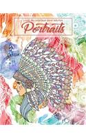 Livre de coloriage pour adultes Portraits 1