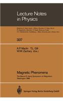 Magnetic Phenomena