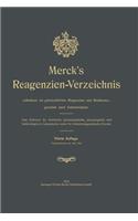 Merck's Reagenzien-Verzeichnis Enthaltend Die Gebräuchlichen Reagenzien Und Reaktionen, Geordnet Nach Autorennamen