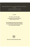 Verhalten Des Herzminutenvolumens Und Die Kontrolle Des Operationserfolges Bei Intrakardialen Eingriffen