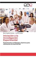 Iniciacion a la Investigacion Experimental