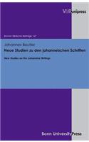 New Studies on the Johannine Writings: Neue Studien Zu Den Johanneischen Schriften