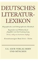 Deutsches Literatur-Lexikon, Band 21, Streit - Techim