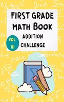First Grade Math Book Addition Challenge