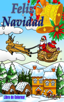 Feliz Navidad: Libro de Colorear: Cuaderno de colorear para adultos con 25 diseños navideños