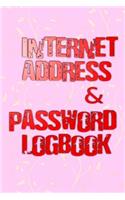 WTF Is My Password?: Internet Address And Password Logbook Size 6 X 9 Inches Cover - Print # Password Glossy Cover Design 110 Pages Standard Prints.