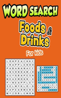 Word Search Food & Drink for Kids