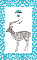 Adult Coloring Book Mandala Animals - Gazella