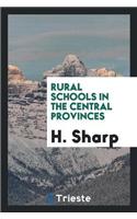 Rural Schools in the Central Provinces