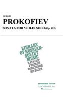 Sergei Prokofiev Sonata for Violin Solo