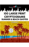 100 Large Print Cryptograms