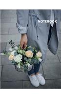 College Ruled Notebook: The most beautiful wedding bouquets Charming Student Composition Book Daily Journal Diary Notepad for researching how to start a flower shop online