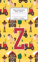 Primary Composition Notebook Grades K-2 Story Journal Z