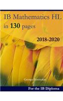 IB Mathematics HL in 130 pages