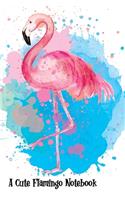 A Cute Flamingo Notebook