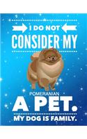 I Do Not Consider My Pomeranian A Pet.