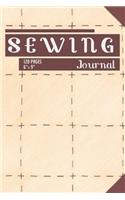 Sewing Journal: Composition Book / Notebook / Journal ( 6 X 9 ), College Ruled / Lined Paper, 120 Pages People Who Sew