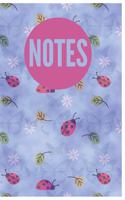 Notes: Cute Ladybug Composition Notebook/Journal for Animals Lovers to Writing (6x9 Inch.) College Ruled Lined Paper 120 Blank Pages (RED&BLUE&GREEN&YELLOW