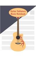 Guitar Tablature Music Notebook