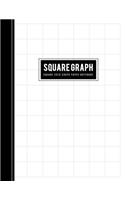 Square Grid Graph Paper: Graphing Blank Quad Ruled Letter Composition Notebook for Drawing & Writing Artwork Math Diary or Simple Technical Sketchbook (Plain Isometric Gray 