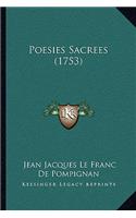 Poesies Sacrees (1753)