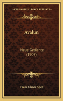 Avalun: Neue Gedichte (1907)