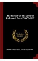 The History Of The Jews Of Richmond From 1769 To 1917