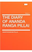 The Diary of Ananda Ranga Pillai Volume 2: (English)
