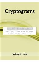 Cryptograms: Volume 3 2016: (English)