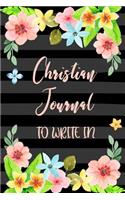 Christian Journal To Write In