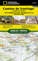 Camino de Santiago 3 of 4 Map [Terradillos de Los Templarios to Ponferrada] Map