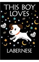 This Boy Loves Labernese Notebook: Simple Notebook, Awesome Gift For Boys, Decorative Journal for Labernese Lover: Notebook /Journal Gift, Decorative Pages,100 pages, 6x9, Soft cover,