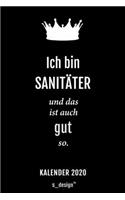 Kalender 2020 für Sanitäter