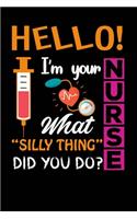 Hello! I'm your Nurse What Silly Thing Did You Do?