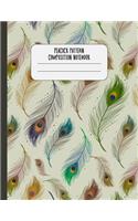 Peacock Pattern Composition Notebook