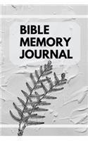 Bible Memory Journal