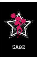 Sage Cheerleading Notebook
