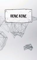 Hong Kong: Dotted Travel Diary Notebook or Journey Dotted Grid Journal - Holiday Trip Pocketbook for Men and Women with Dots