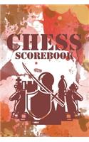 Chess Scorebook: 60 Games 80 Moves Score Log Book To Record Players Progress, Moves And Wins I Tournament Chess Player Gift