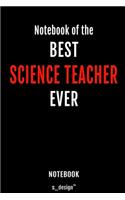 Notebook for Science Teachers / Science Teacher: awesome handy Note Book [120 blank lined ruled pages]