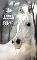 Riding Lesson Journal