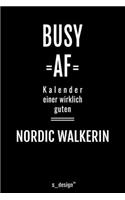 Kalender für Nordic Walker / Nordic Walkerin: Immerwährender Kalender / 365 Tage Tagebuch / Journal [3 Tage pro Seite] für Notizen, Planung / Planungen / Planer, Erinnerungen, Sprüche