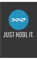 Just Hodl It Nxt Notebook: Lined Journal, 120 Pages, 6 x 9, Affordable Cryptocurrency, Blockchain Crypto Gift Journal Matte Finish